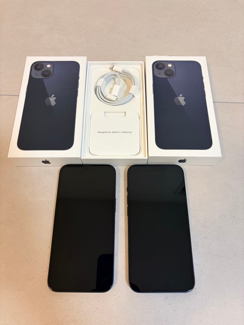 Apple iPhone 13 ミッドナイト 128GB 2台