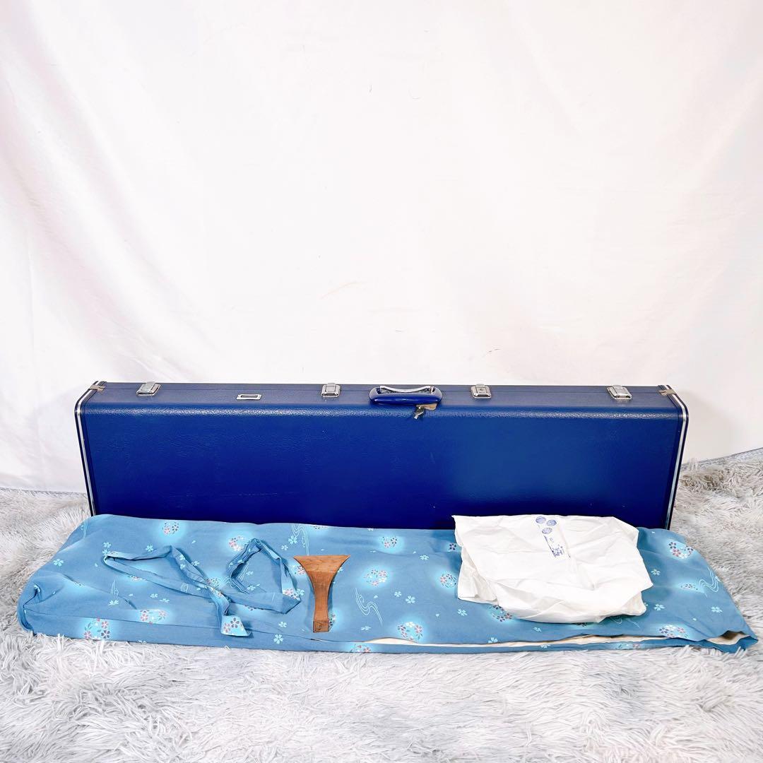 【希少】長唄三味線　細棹　花梨　丸打胴　天神欠けなし　皮破れなし　合金