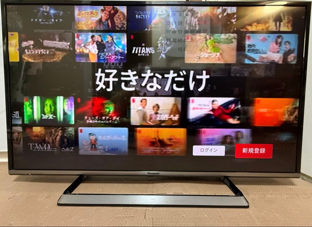 美品パナソニックTH-43CS650 43 型 ⭕️地上BS/CS, 動画可テレビ