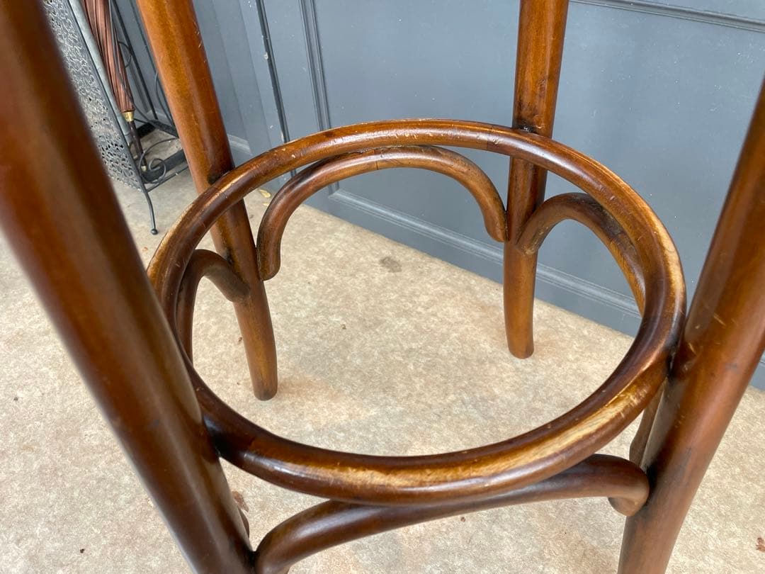 B7109【曲木】スツール ハイスツール カウンターチェア アンティーク