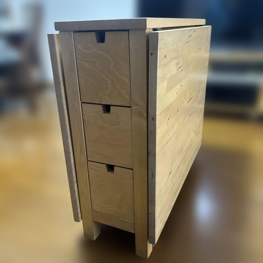 しこたんですIKEA 折りたたみテーブル　ノールデン　ゲートレッグテーブル