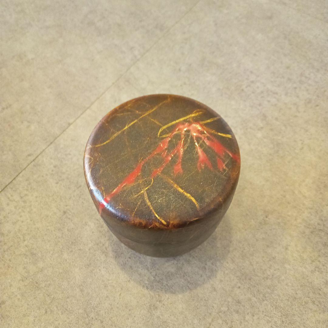 棗 1月 赤富士山 雲竜和紙張 大棗 剛山 書付 茶道具 正月 初釜 - メルカリ