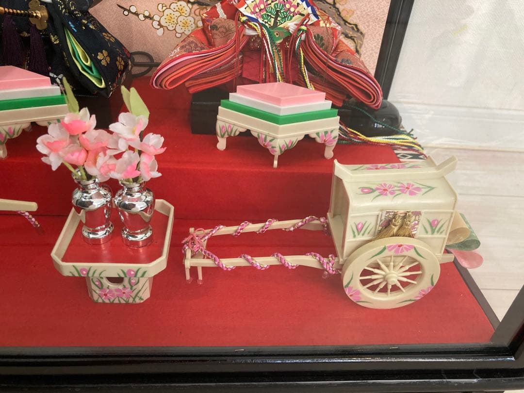雛人形 ガラスケース入り ひな祭り