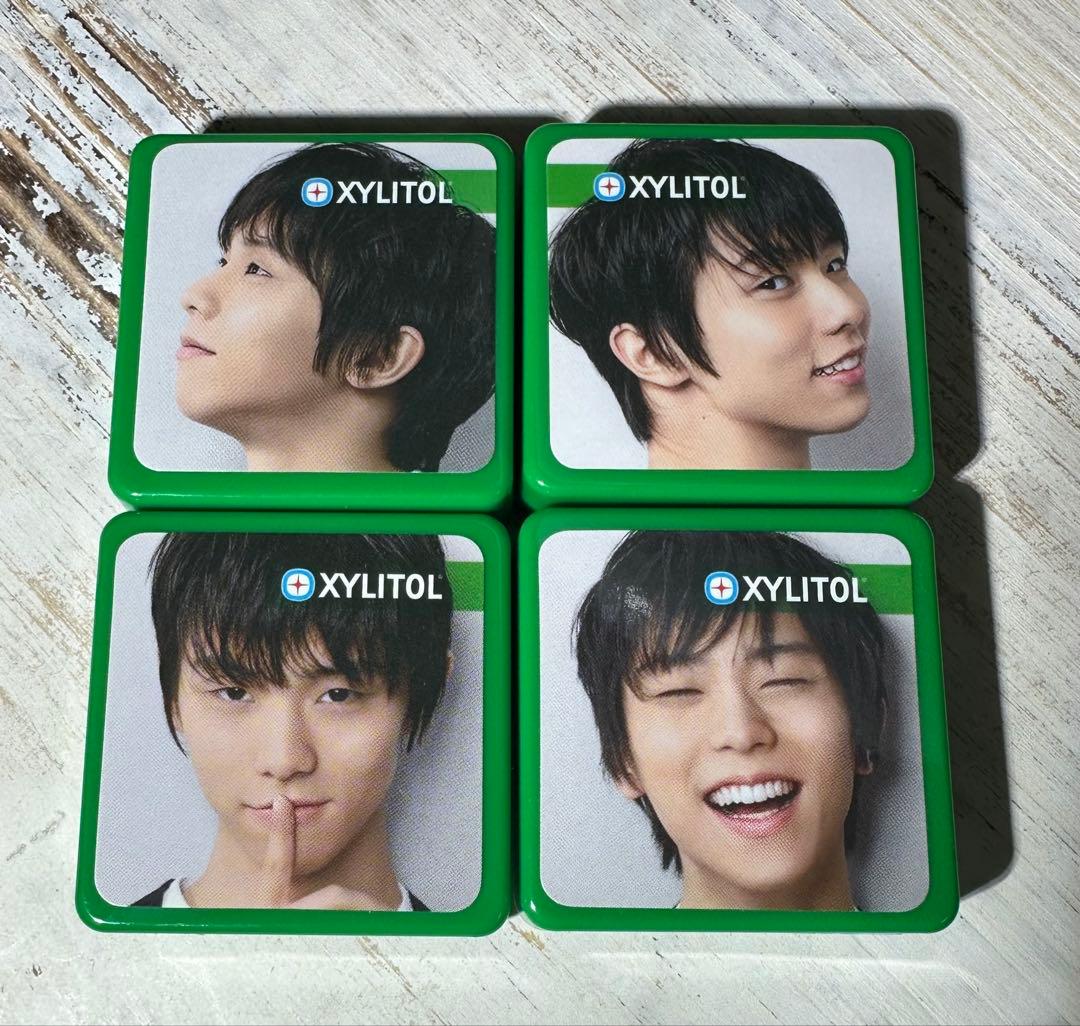 羽生結弦選手 LOTTE マドラー三本セット(マグネットおまけ付き)