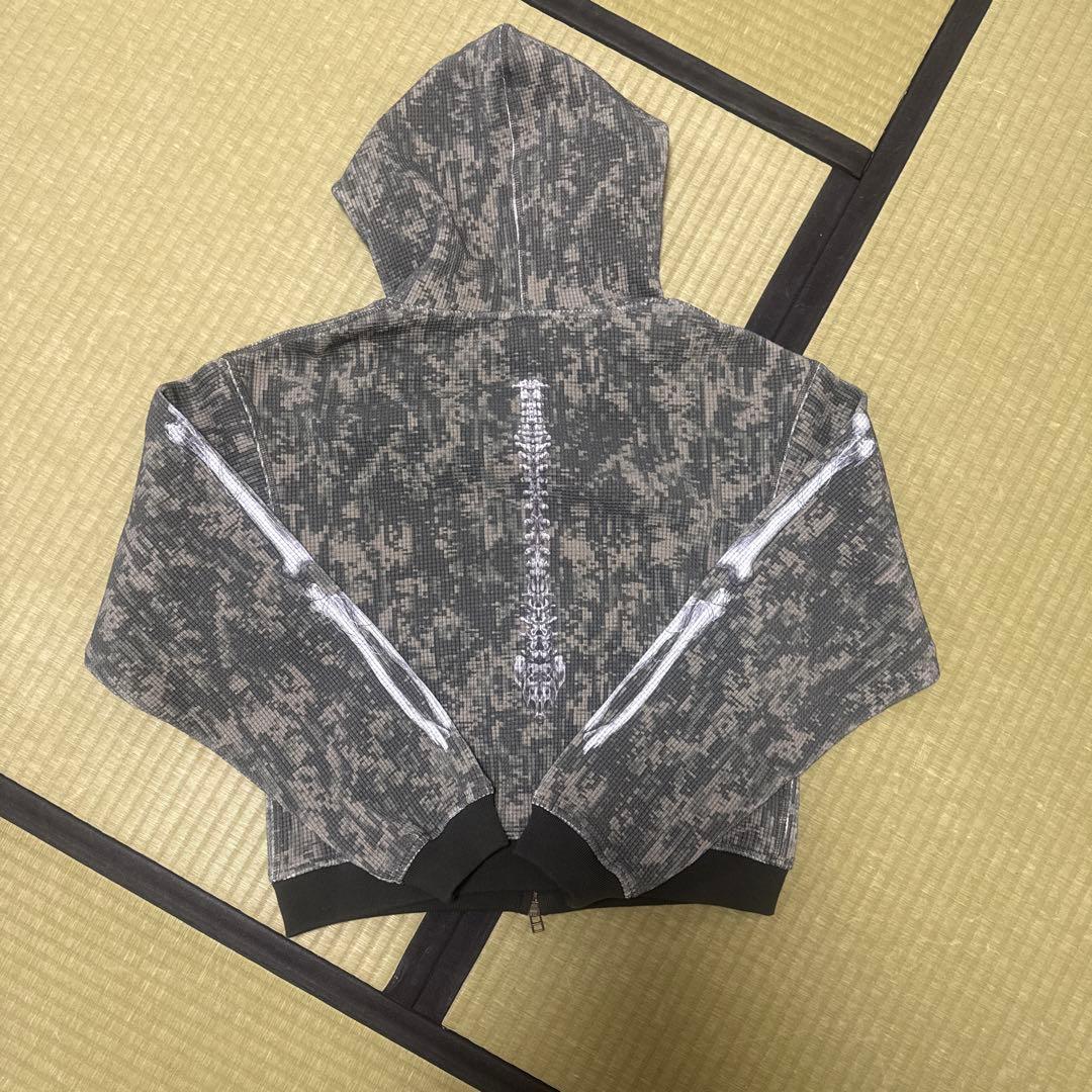 noremid　ボーン　ジップパーカー　S　迷彩