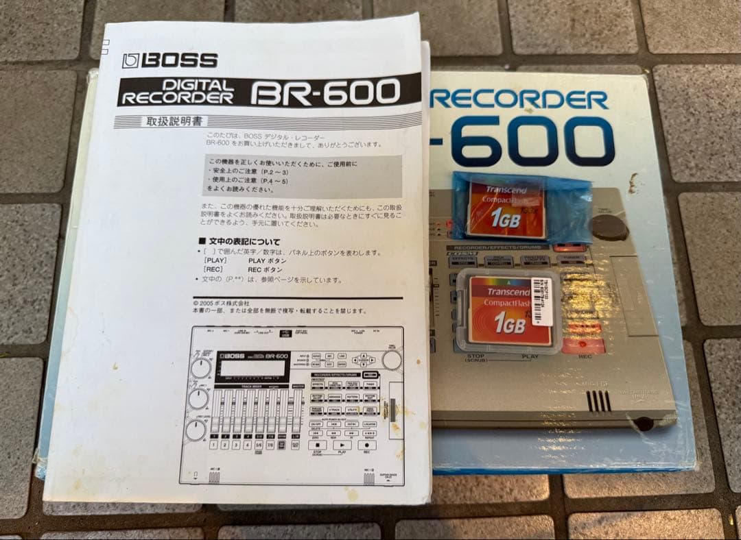 BOSS BR-600 デジタルMTR 1MBコンパクトフラッシュ3枚付き