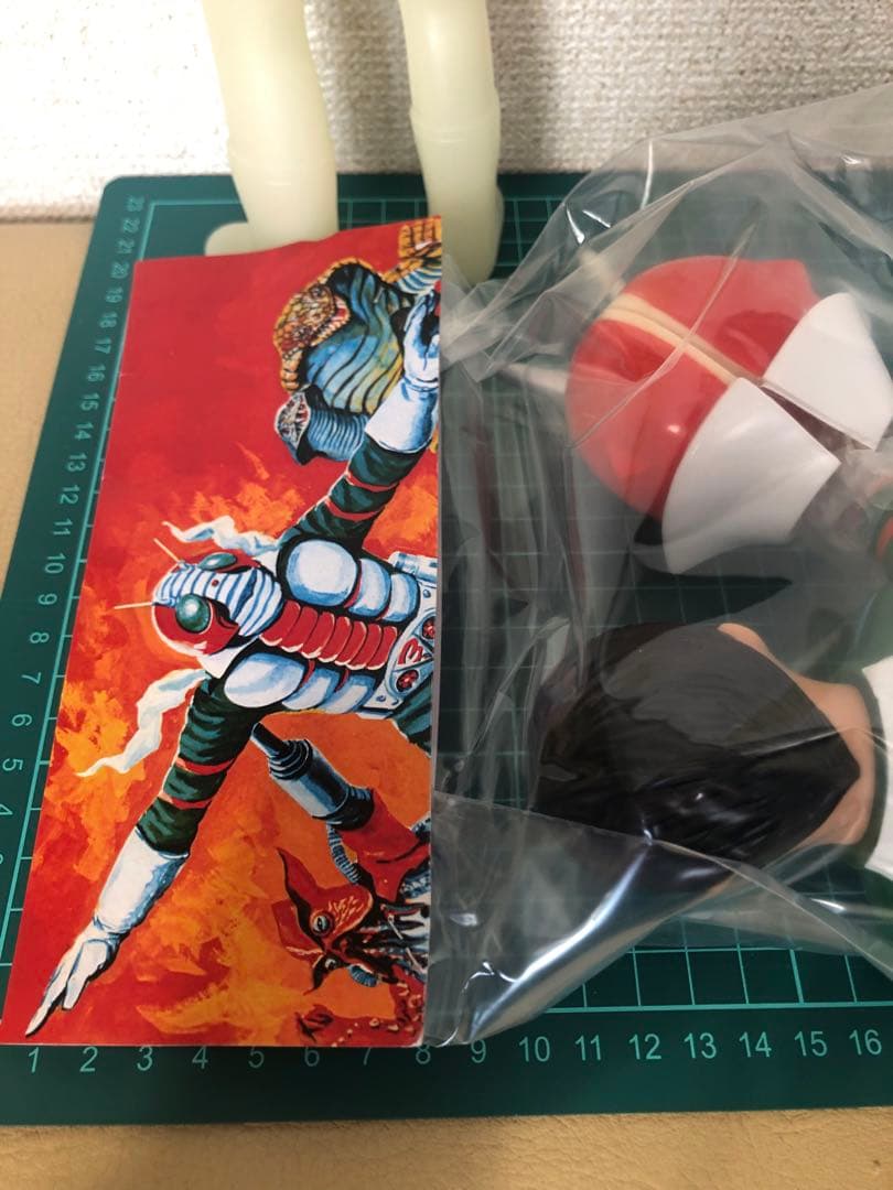 面取れ★仮面ライダーV3★2体セット★蓄光版　石森プロ　ポピーJAPAN