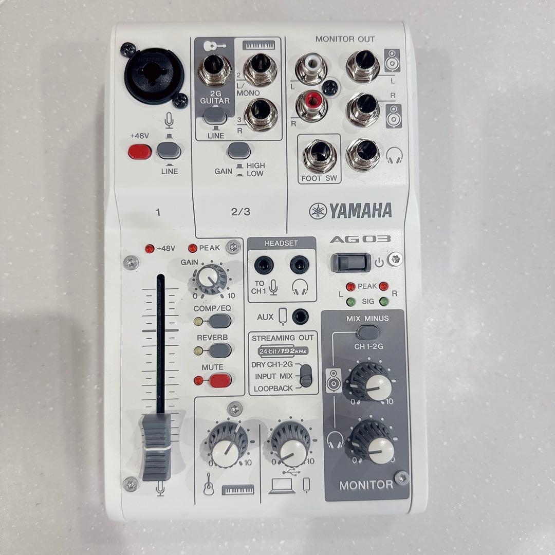 Yamaha AG03 ミキシングコンソール DJ機材