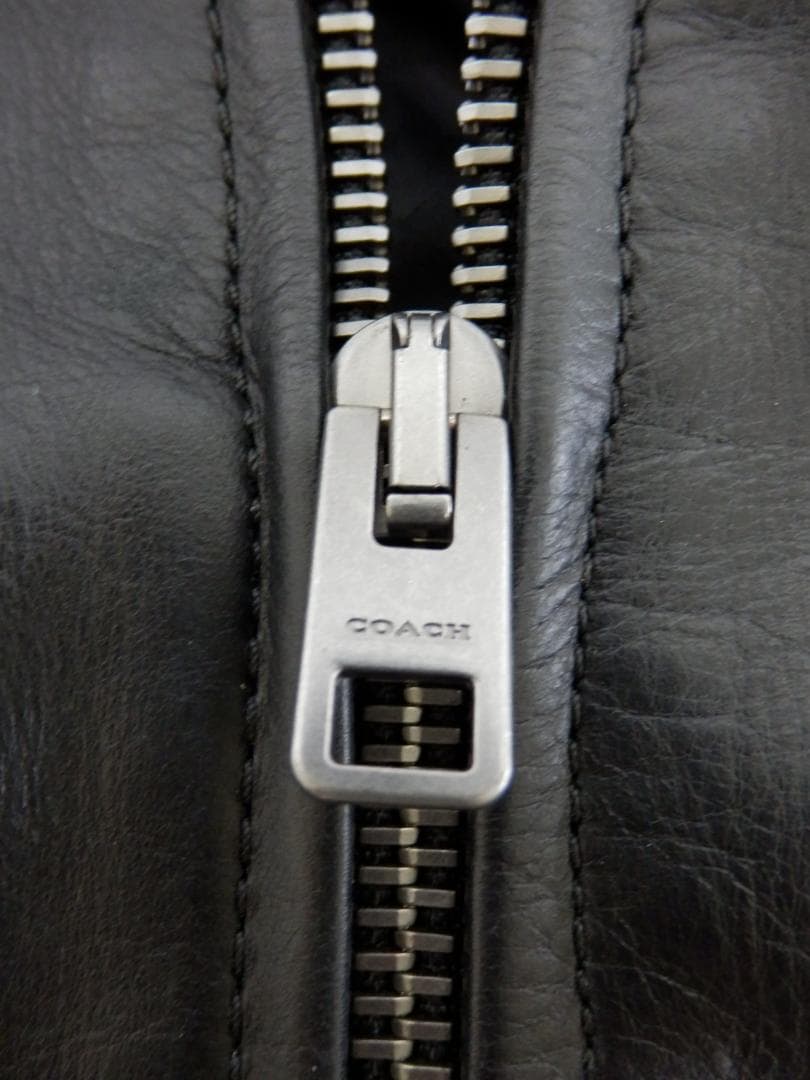 M1521 COACH コーチ レザーレーサー シングルライダース Mサイズ coach