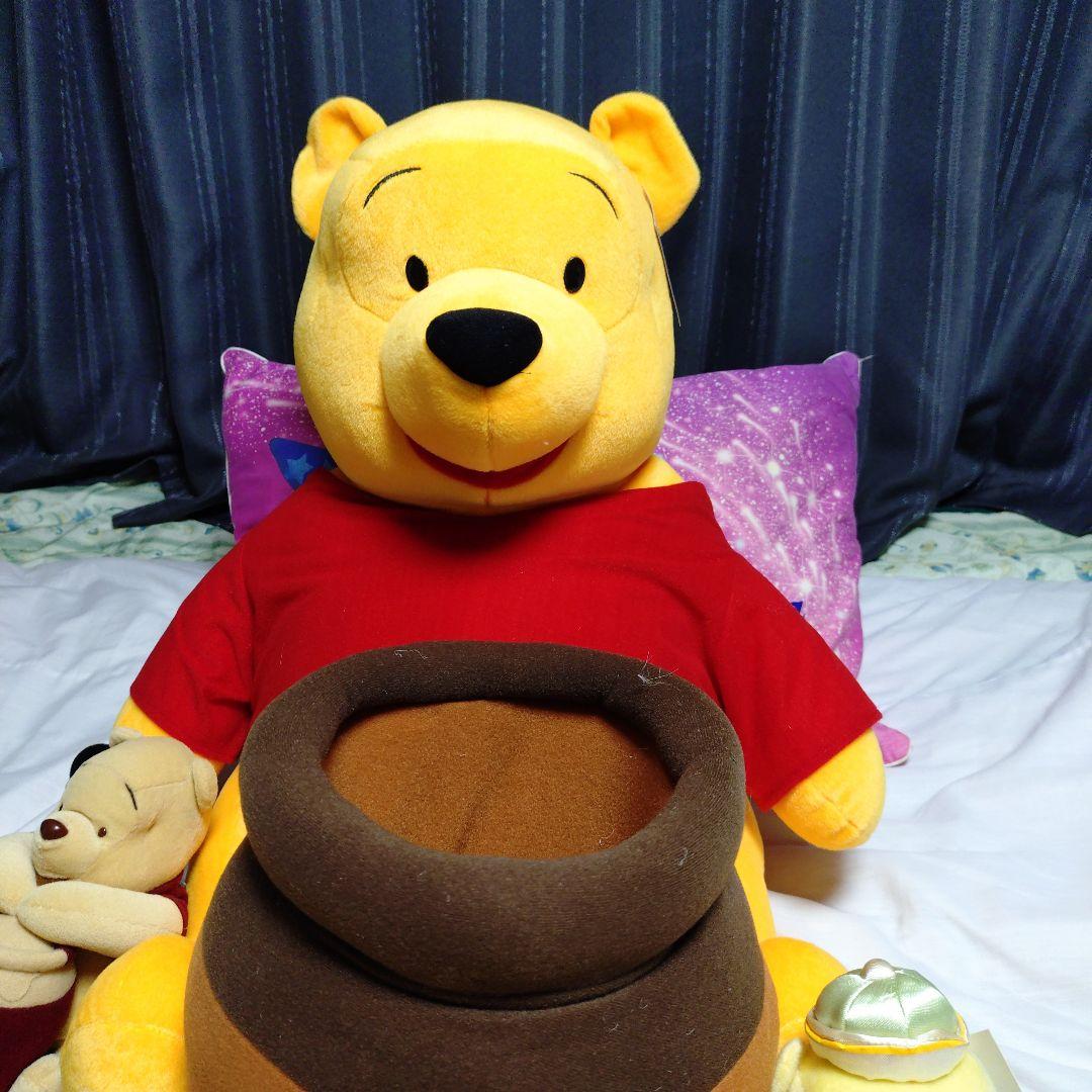 くまのプーさん ハニーポット付きぬいぐるみセットバスタオル大付き