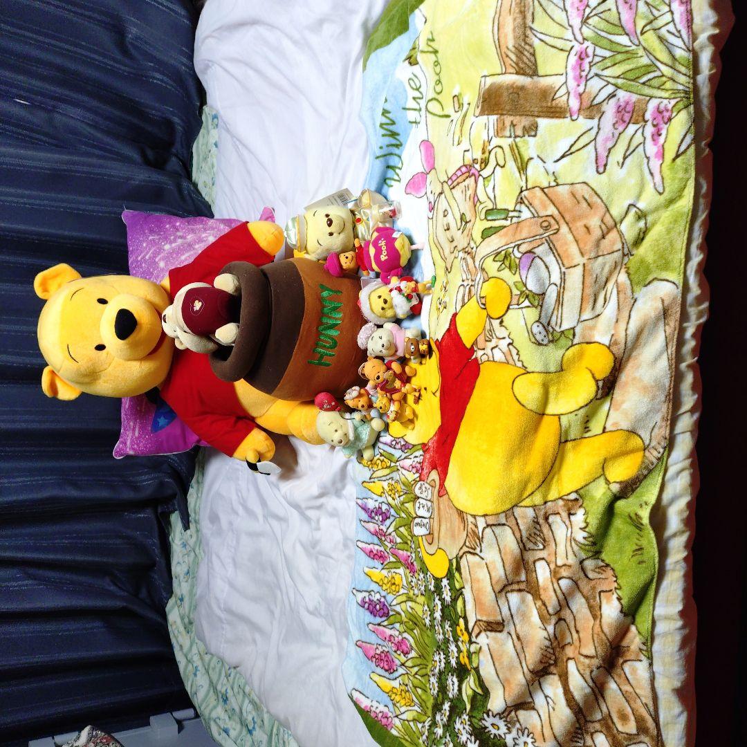 くまのプーさん ハニーポット付きぬいぐるみセットバスタオル大付き