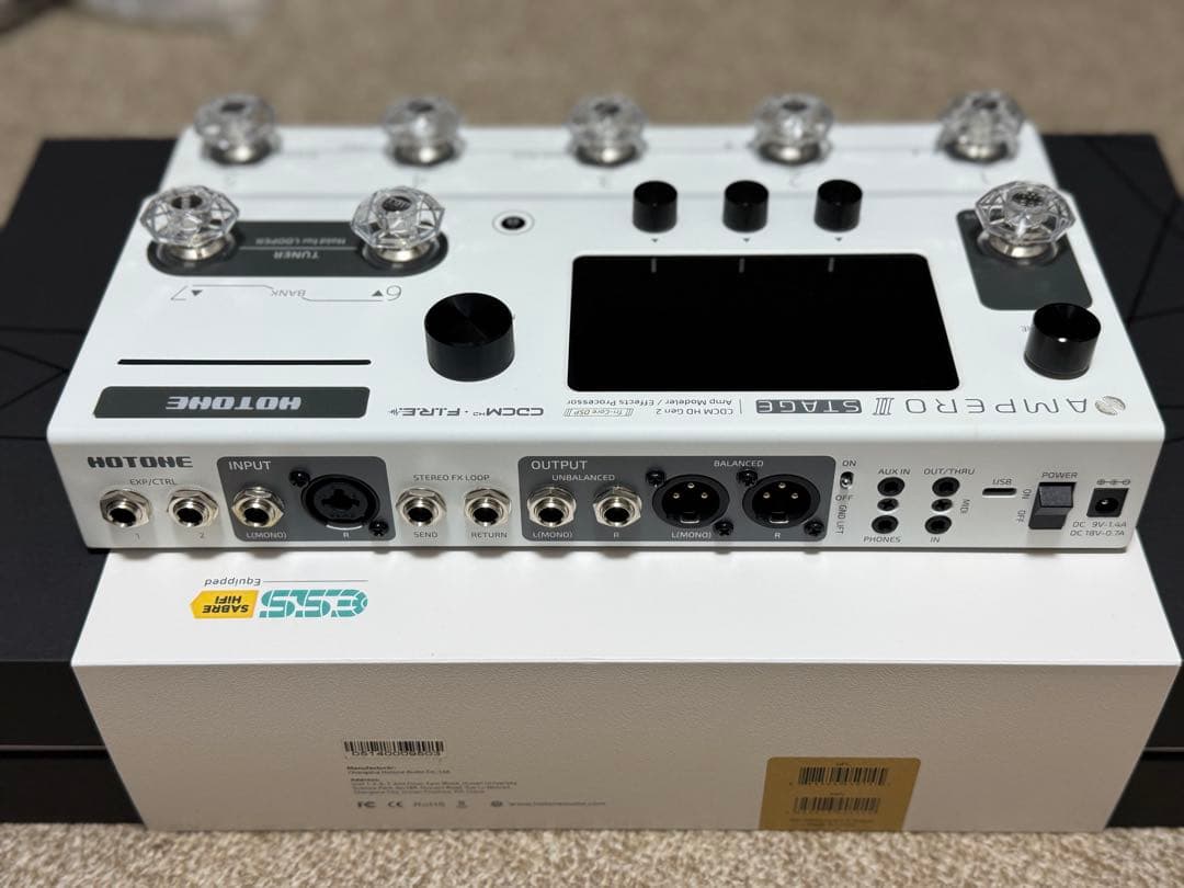 HOTONE Ampero II STAGE 極美品 ペダル付き