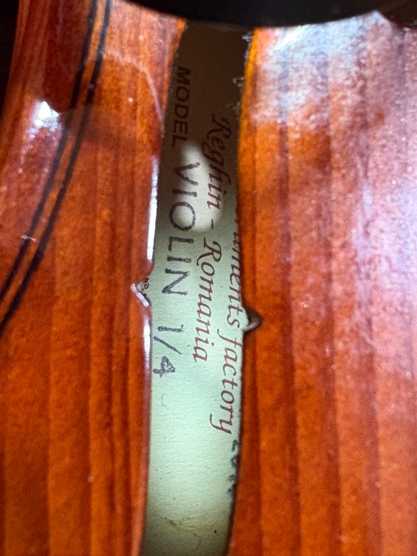 □Hora Reghin□ルーマニア製 バイオリン 1/4 2014年製