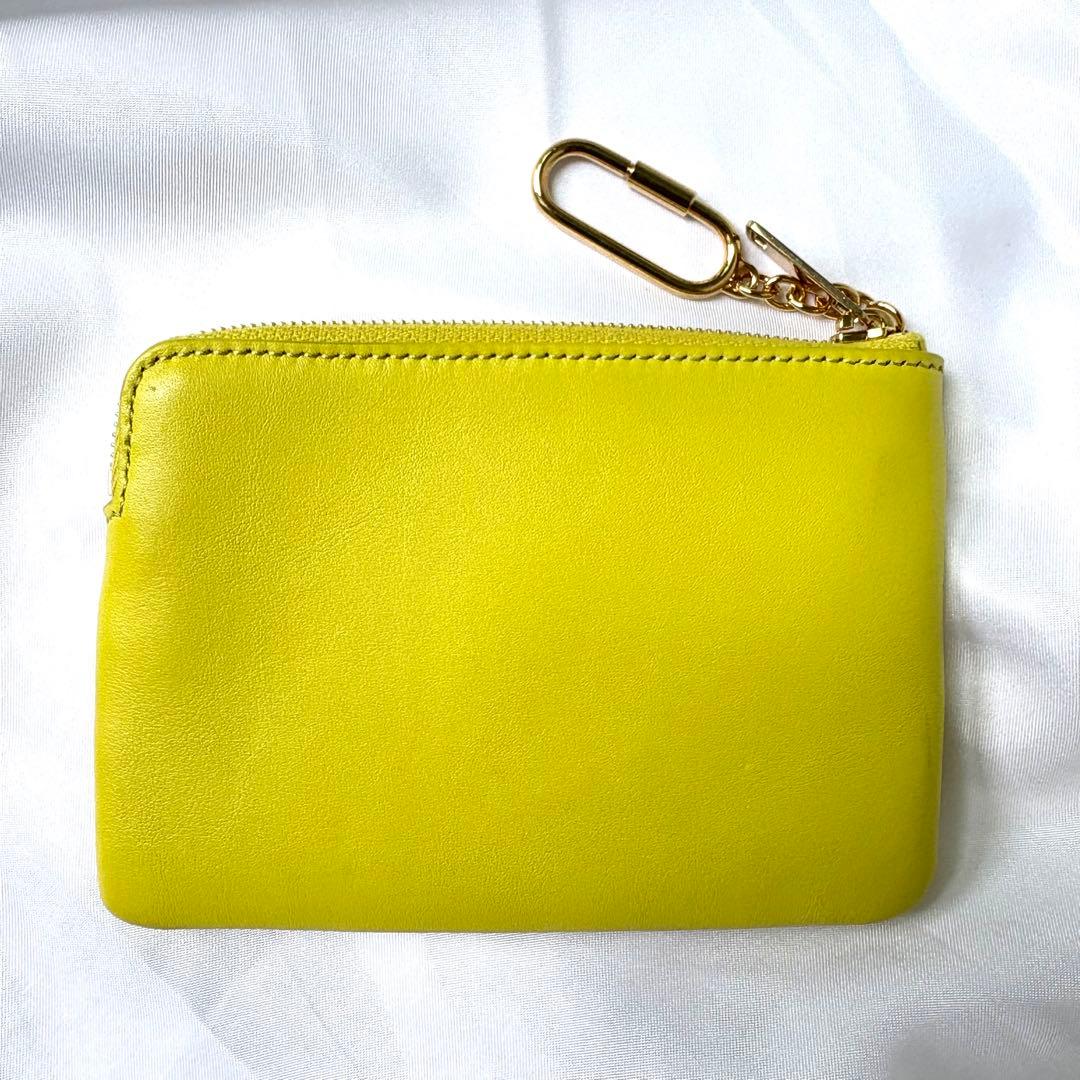 極美品✨セリーヌ キュイルトリオンフケース キーリング ライトグリーン