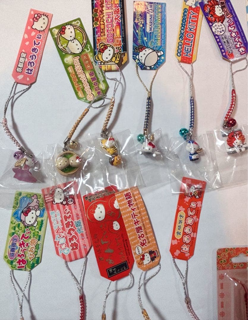 ハローキティ ご当地ストラップ 18点