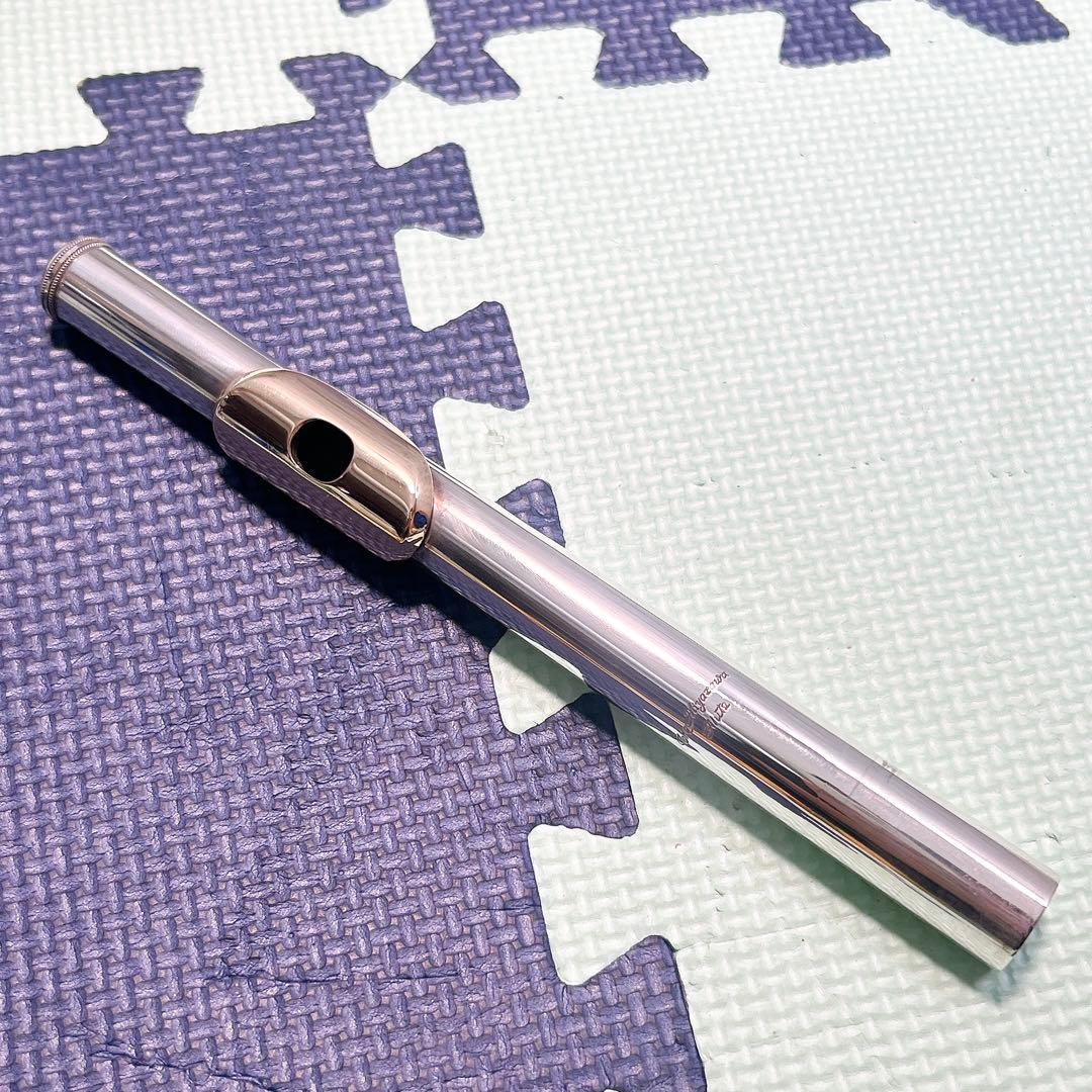 希少 ミヤザワフルート 25周年記念モデル 9K 頭部管銀製