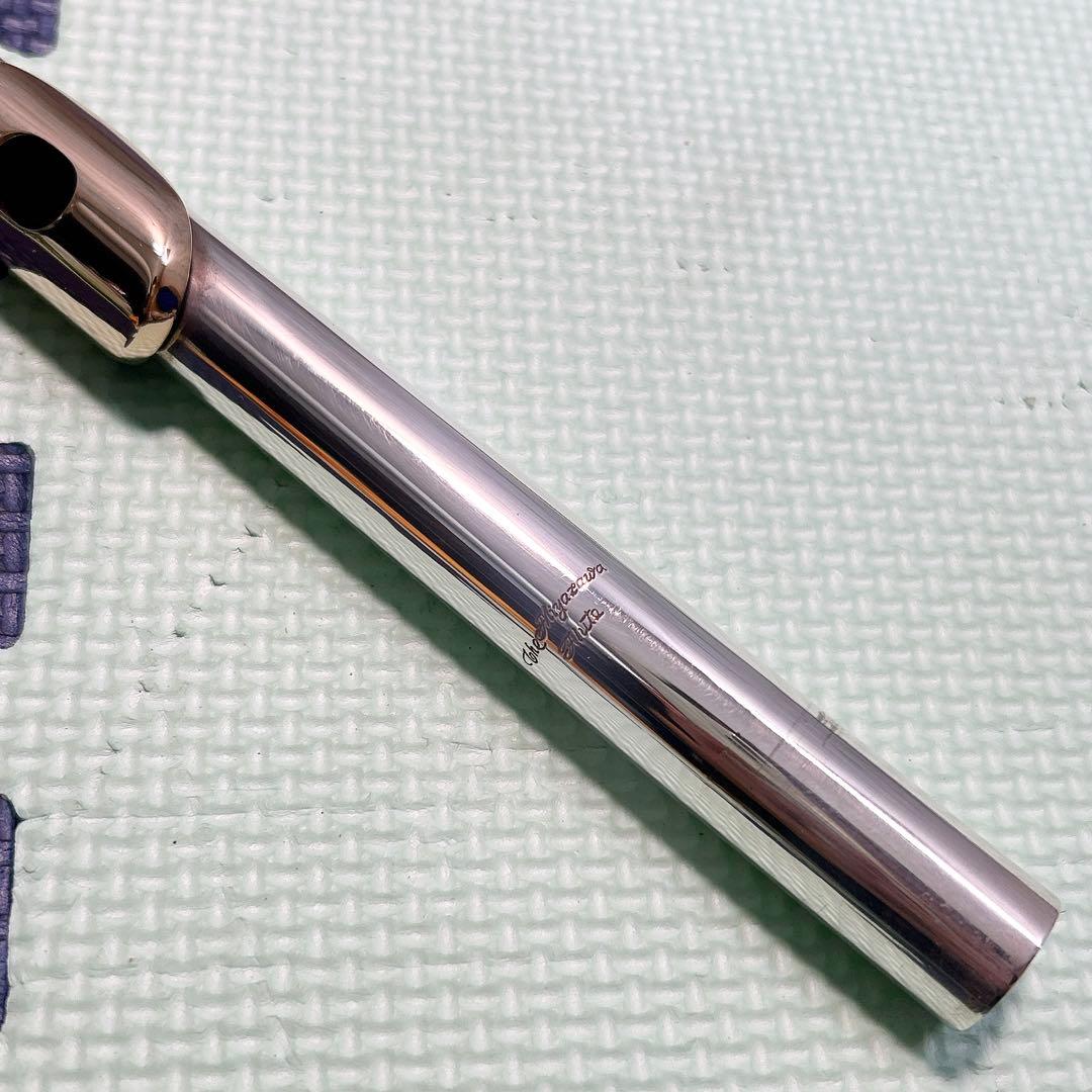 希少 ミヤザワフルート 25周年記念モデル 9K 頭部管銀製