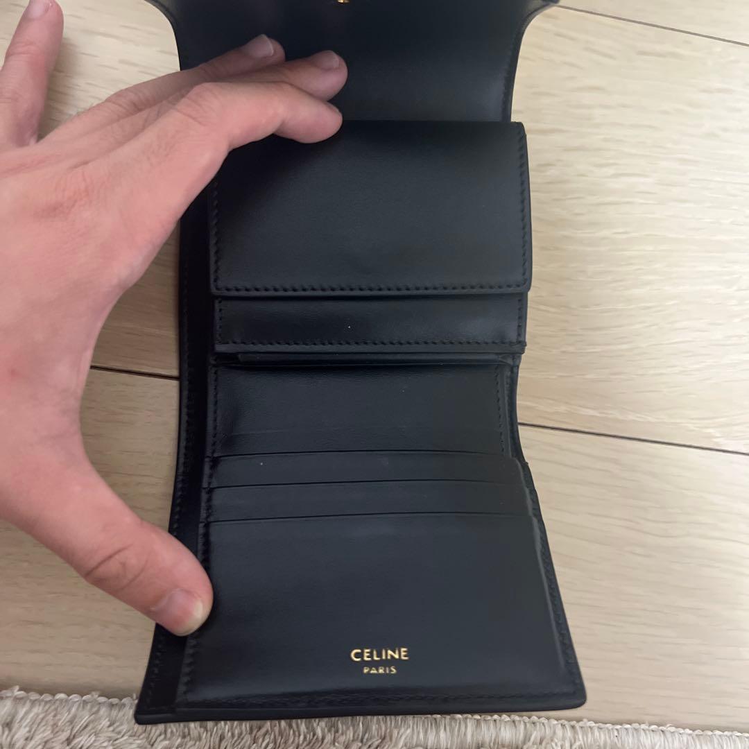 【極美品】CELINE セリーヌ スモール トリフォールドウォレット