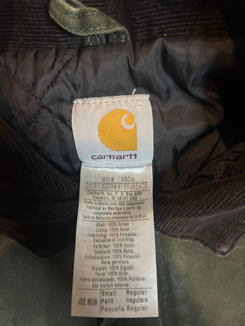 Carhartt オリーブグリーンジャケット S