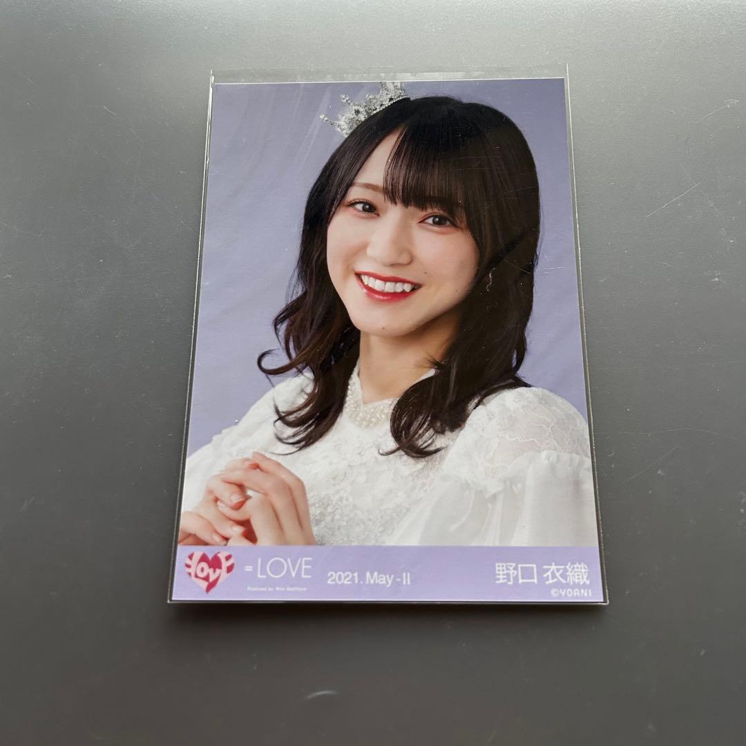 イコラブ 野口衣織 バラ 生写真⑤ - メルカリ