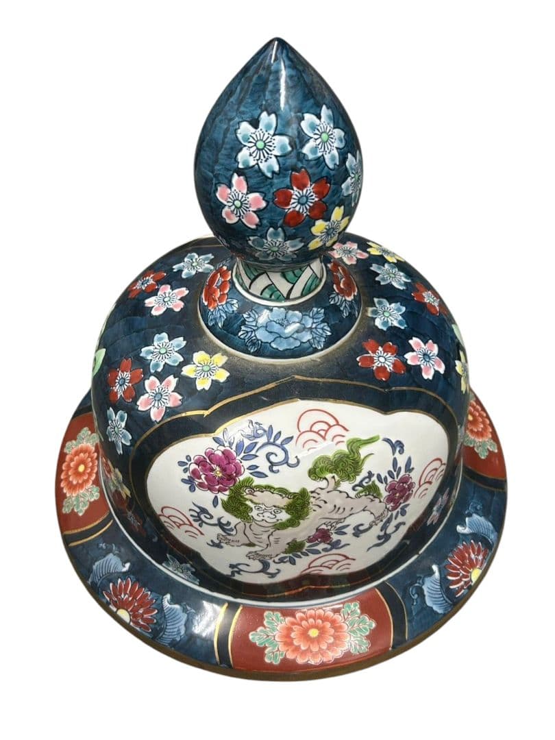 金龍窯博山作 飾壷 伝統工芸美術