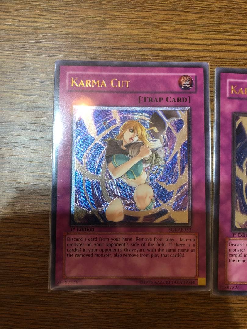 旧アジア　因果切断　レリーフ　1st edition 3枚セット