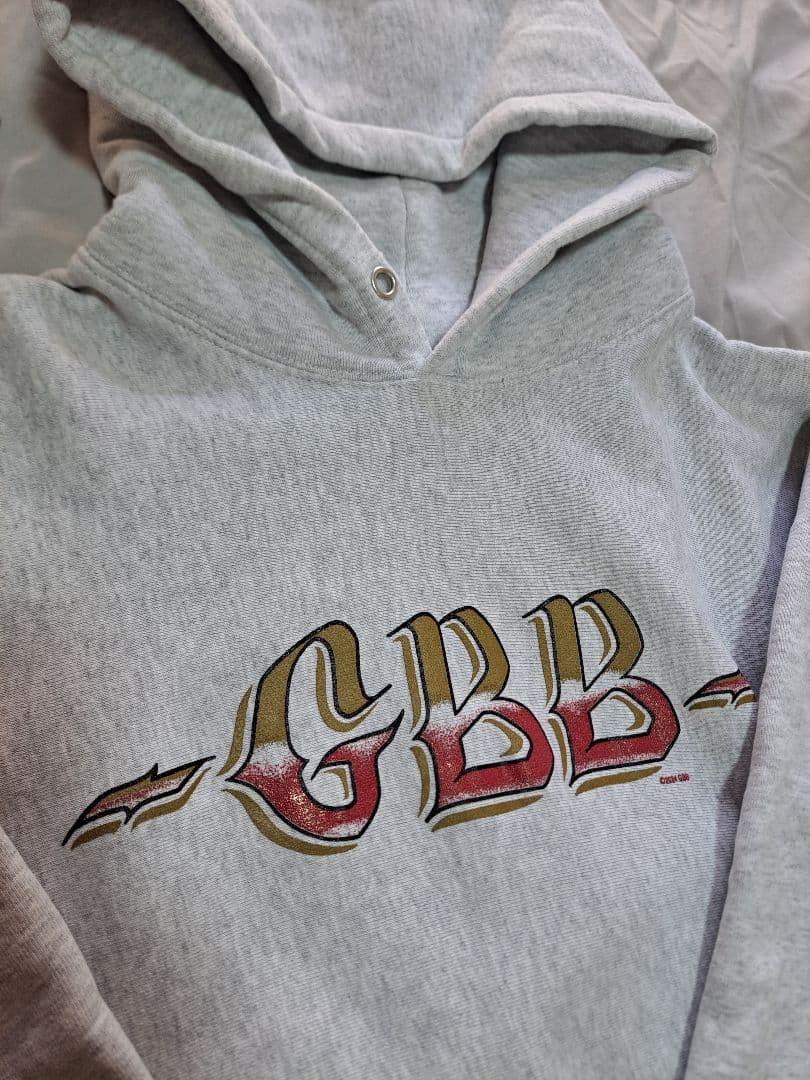 GBB グレー XL パーカー