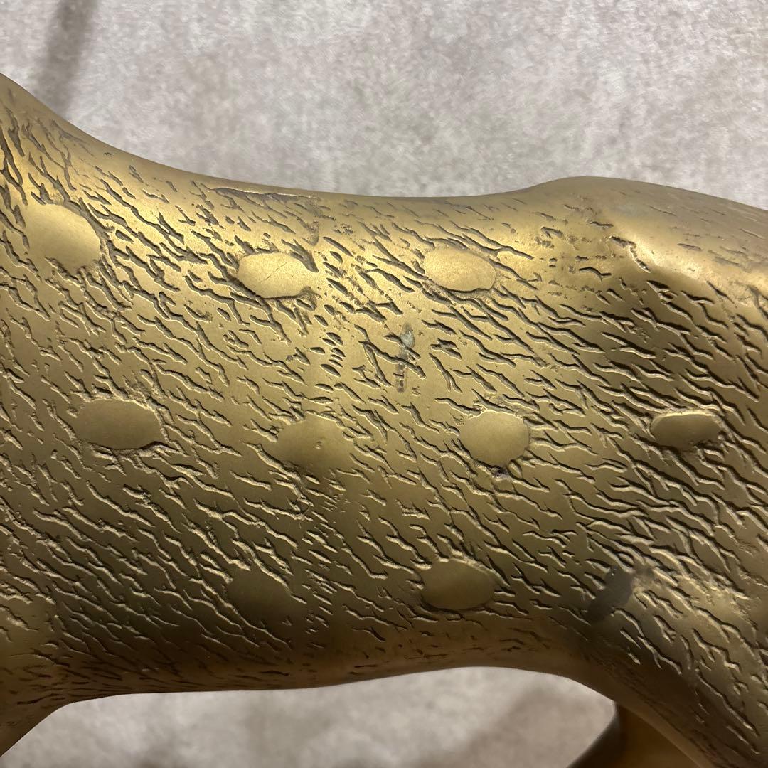 金属製　鹿の親子2体セット