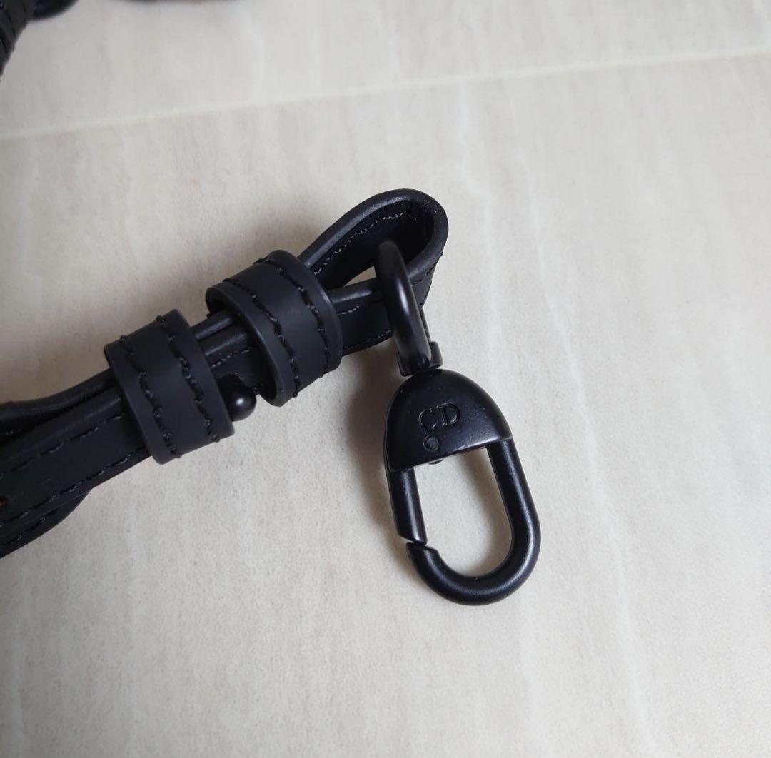 希少 Dior ブラック レザー ショルダーストラップ - メルカリ