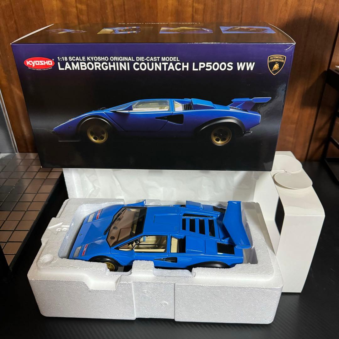絶版未展示品 京商 1/18 ランボルギーニ カウンタック LP500S WW