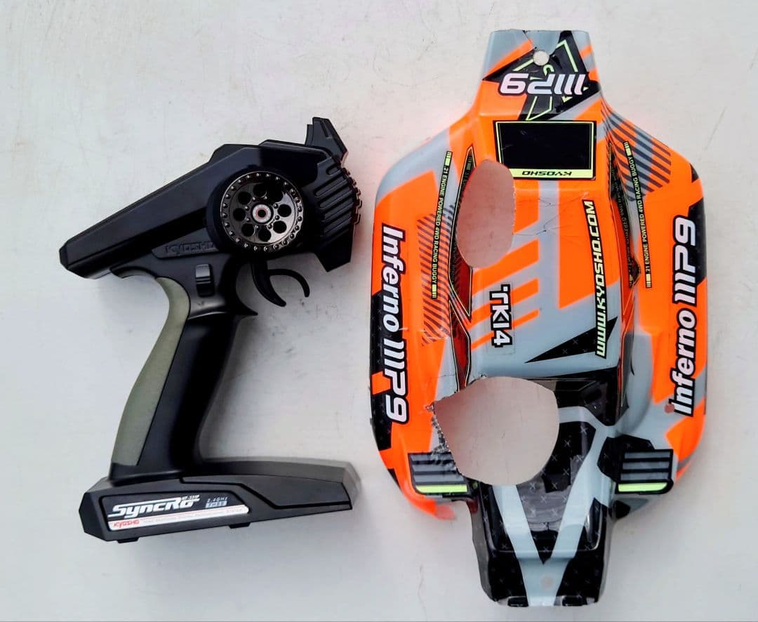 未走行！KE25付 特別仕様！京商インファーノ MP9 1/8GP レディセット