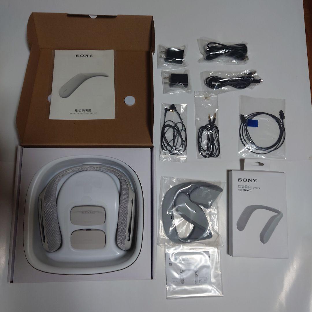 極美品】SONY ウェアラブルネックスピーカー SRS-WS1 SONY SRS-WS1