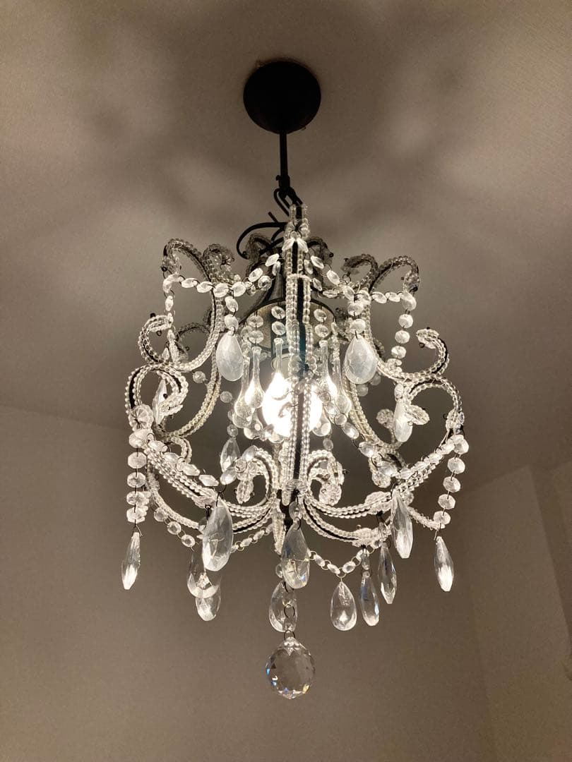 専用】サラグレース シャンデリア 1灯Juliaシャビーグレー LED