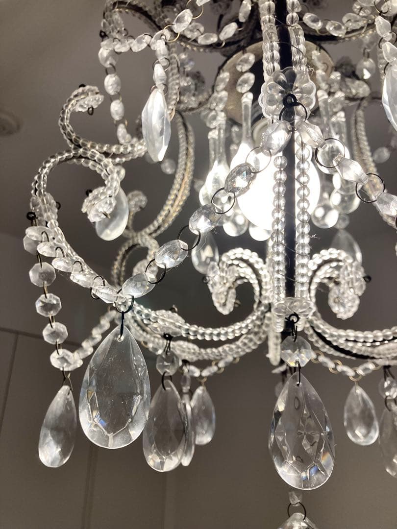 専用】サラグレース シャンデリア 1灯Juliaシャビーグレー LED