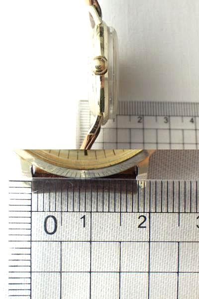 貴重【1950年代頃】Sovereign スイス製 手巻き ヴィンテージ 腕時計