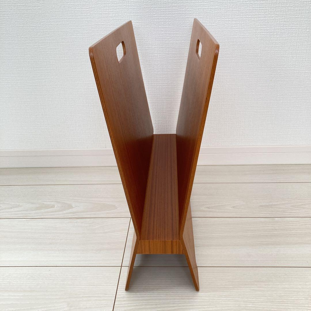 SAITO WOOD サイトーウッド マガジンラック チーク プライウッド 木製