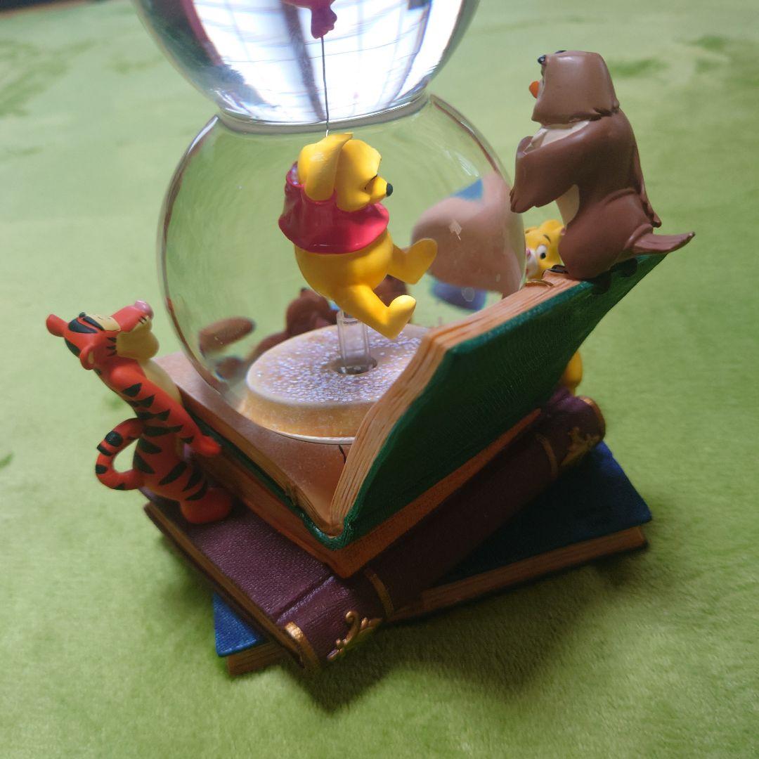 スノードーム ディズニー プーさん オルゴール付き 回転 イーヨー