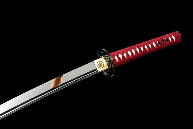 1067-武具 刀装具 日本刀　模造刀 居合刀 武士道 武蔵 鑑賞用 手鍛造打