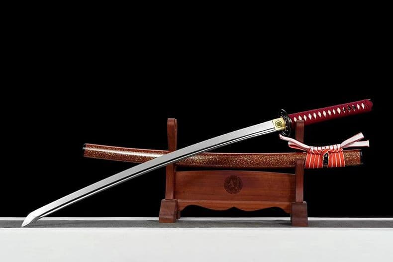 1067-武具 刀装具 日本刀　模造刀 居合刀 武士道 武蔵 鑑賞用 手鍛造打
