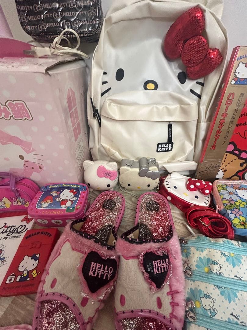 キティちゃん　まとめ売り　平成レトロ　サンリオ　扇風機　電気煮込み鍋