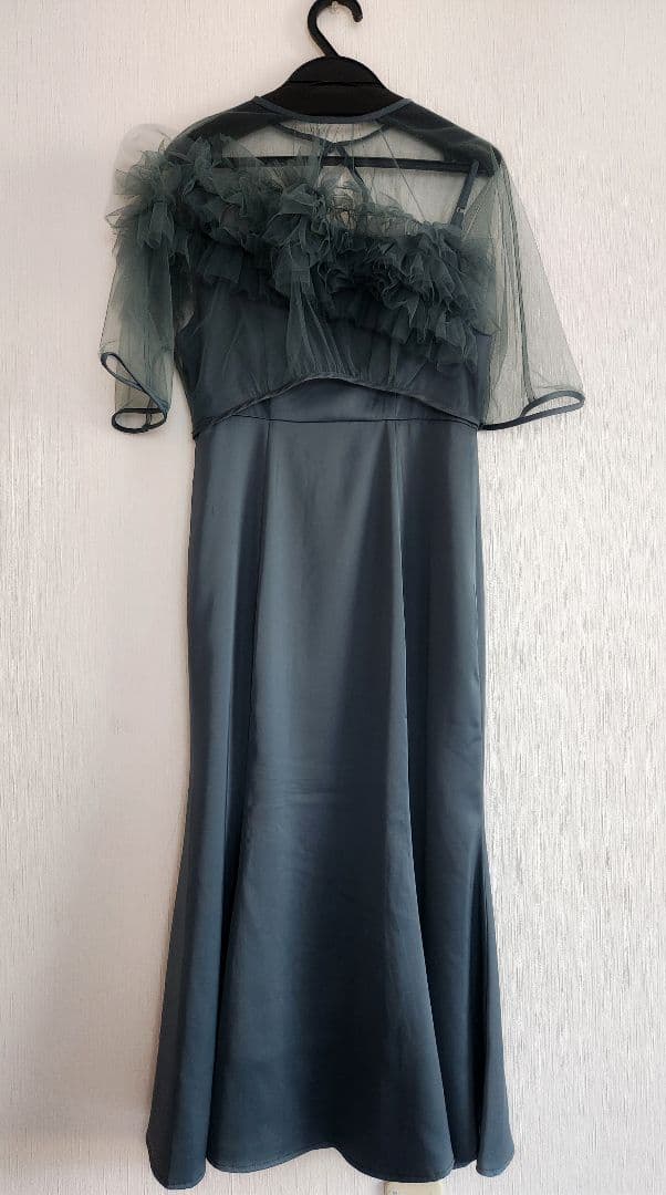 Leja ボリュームチュールパイピングフレアドレスワンピース