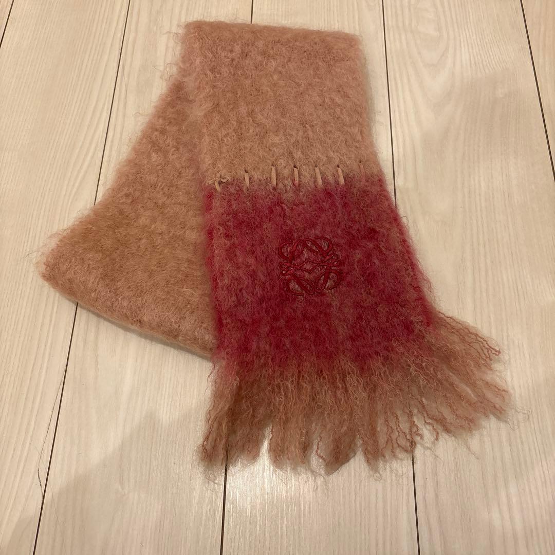 LOEWE ロエベ　ピンク モヘア　ウールマフラー　フリンジ 販売 新品未使用＊LOEWE ロエベ モヘア&ウール 】 楽天市場】ロエベ