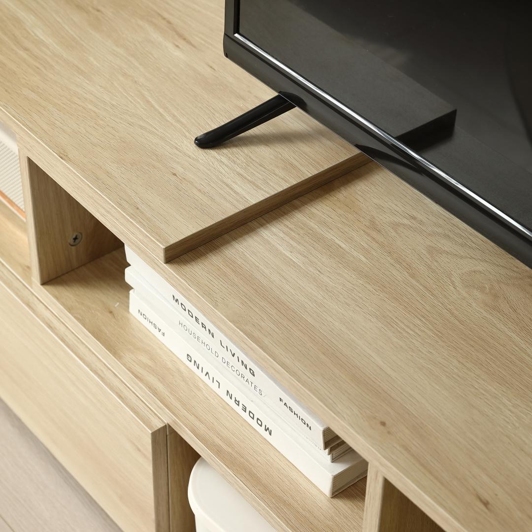 超人気！テレビ台 ローボード 伸縮自由 幅93～172cm NATURAL