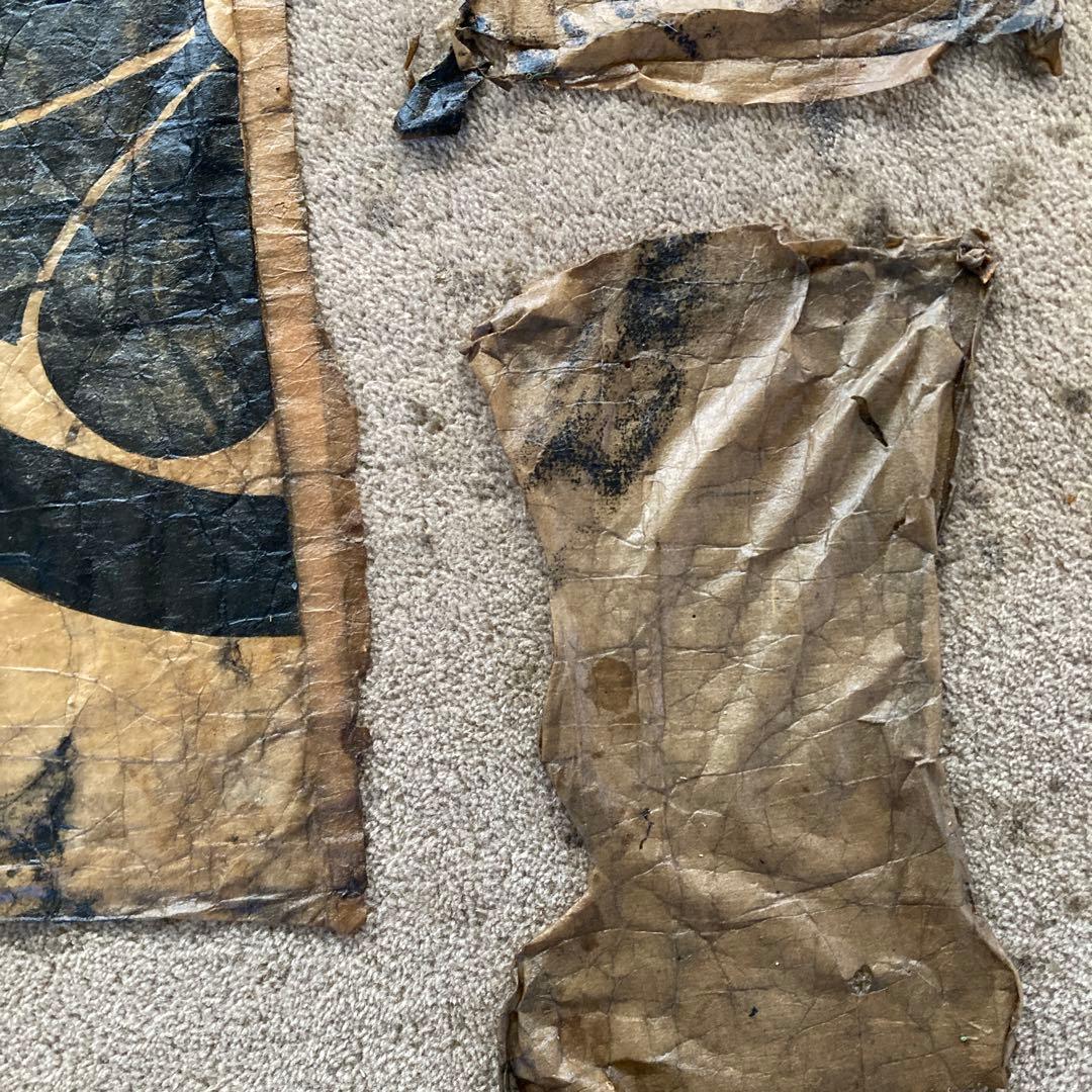 江戸時代 仏壇の中に眠っていた家紋 丸に剣片喰紋