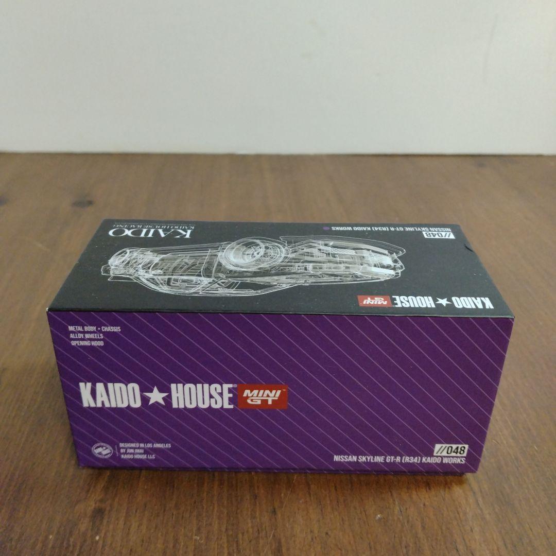 KAIDO HOUSE 紫色 ミニカー GT-R Ｒ34 スカイライン