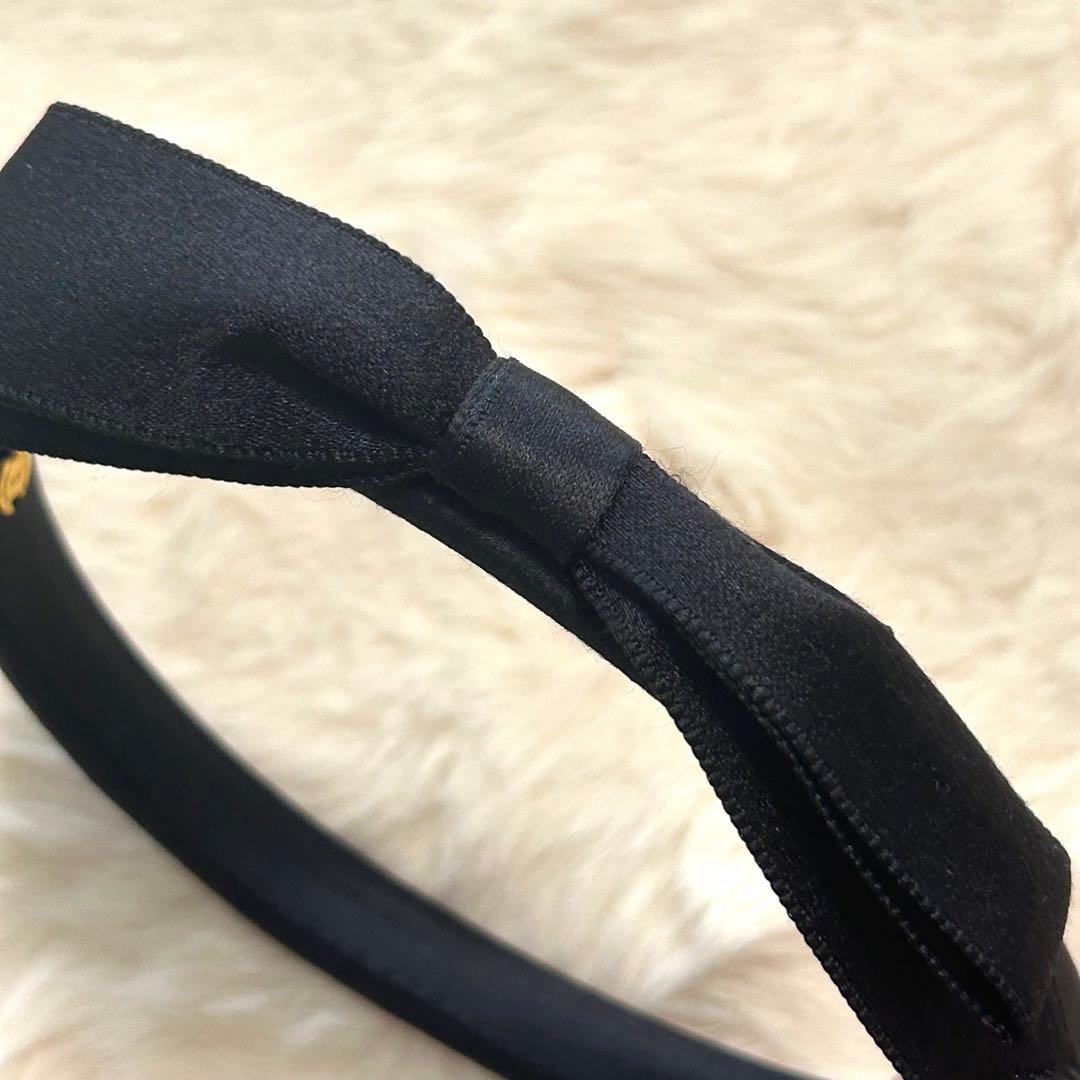 【箱あり美品】CHANEL/リボンカチューシャ/ヘアバンド/クラシック/レトロ
