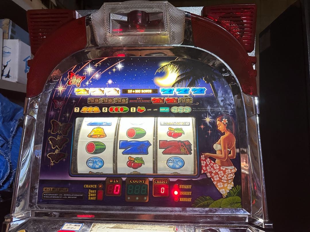 パチスロ実機 南国育ち4号機 (パネル違い)