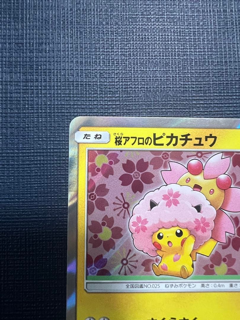 桜アフロのピカチュウ：ポケモンセンタートウキョーDX オープン記念
