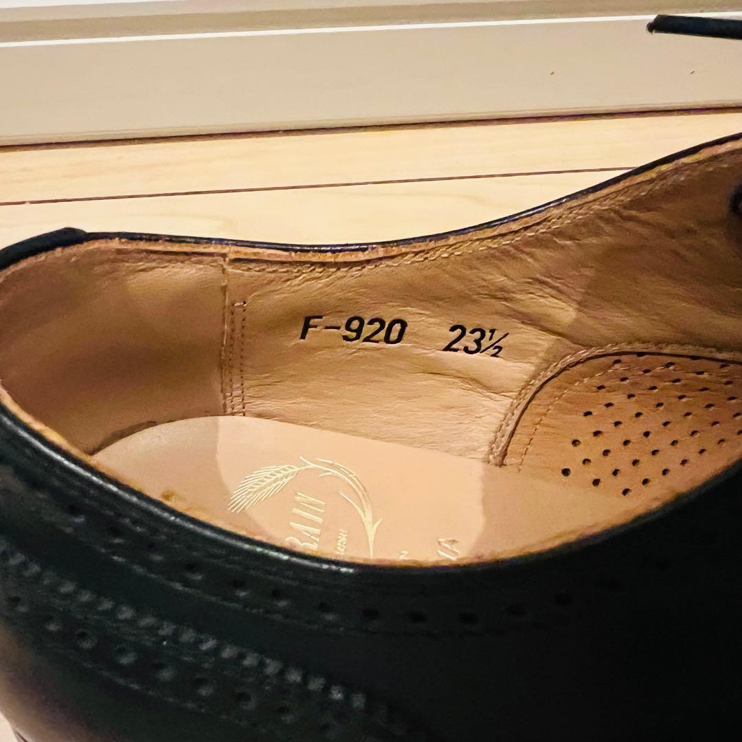 【極美品】スコッチグレイン セミブローグ パンチドキャップトゥ F-920