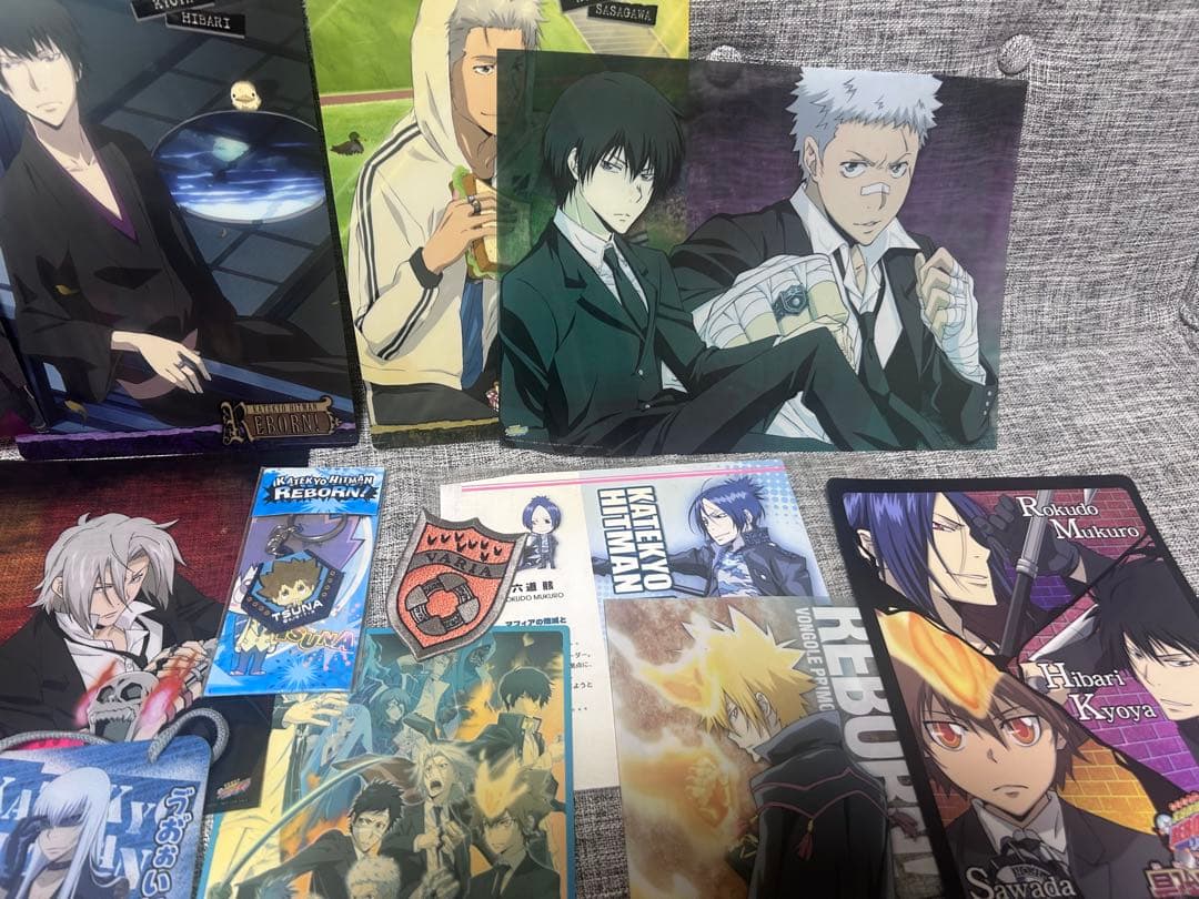 家庭教師ヒットマンリボーンファイル、下敷き、シールなど